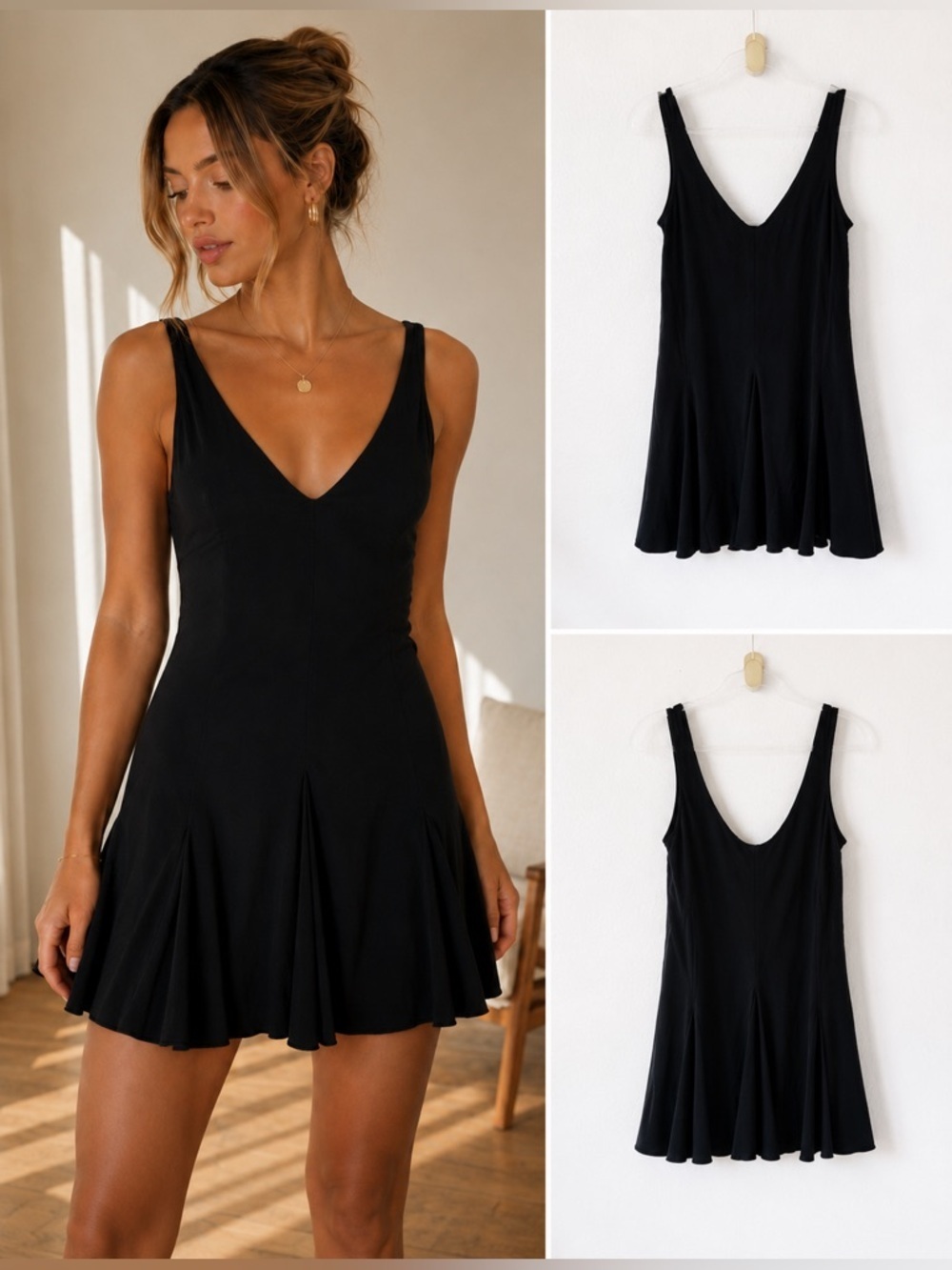 Rachel pally black silk dress size small